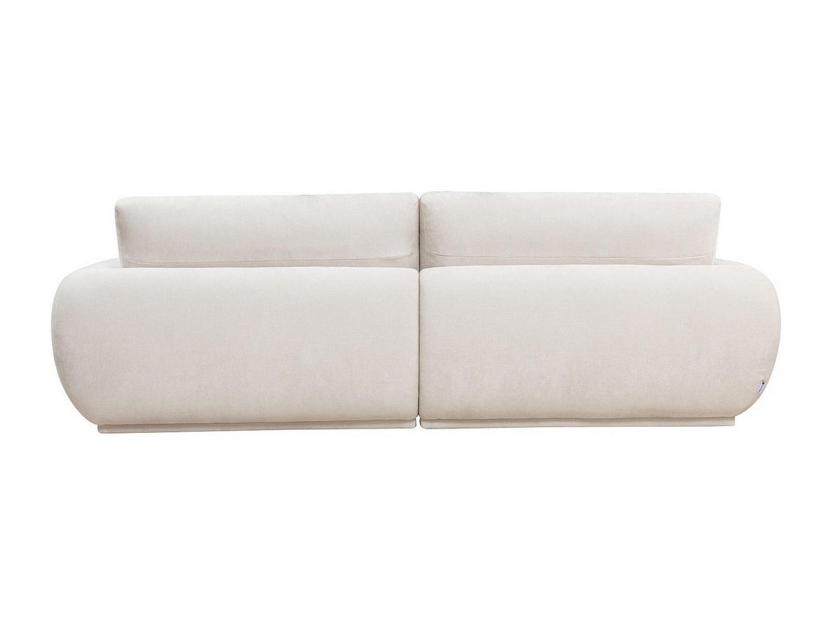 SOFA - 4 Personen - stoff - gebrochenes weiß Sidorio - Weiß, Textil (282/87/113.5cm) - Vente-Unique