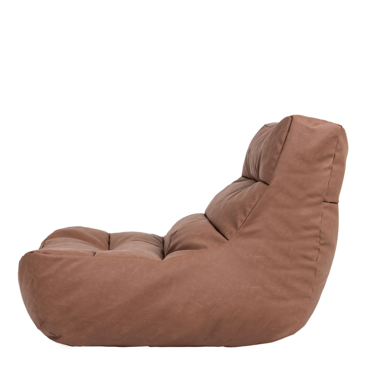 SITZSACK-LIEGE Lorenzo - Braun, Kunststoff (98/98cm) - icon