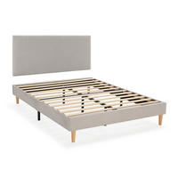 POLSTERBETT + kopfteil Bari 160x200 cm, Grau - Grau, Textil (200/160cm) - VS Venta-stock