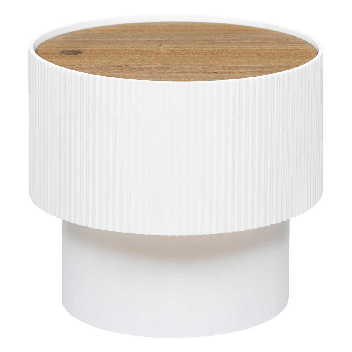Atmosphera Createur d´interieur Kaffeetisch Weiß 38.5x35x38.5 cm