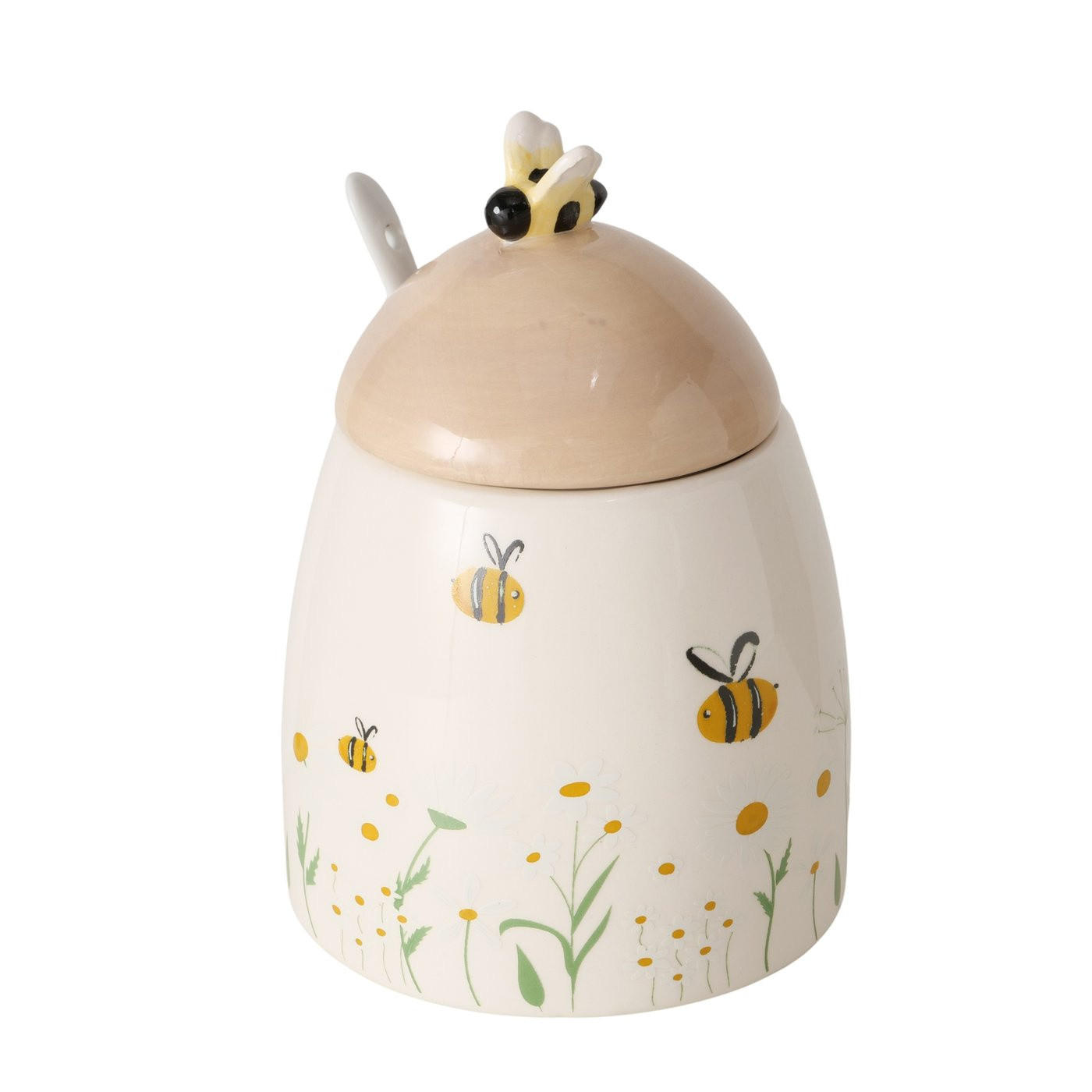 KERAMIKBEHÄLTER Honey 445 ml - Multicolor, Keramik (10.5/14/10.5cm) - Boltze Home