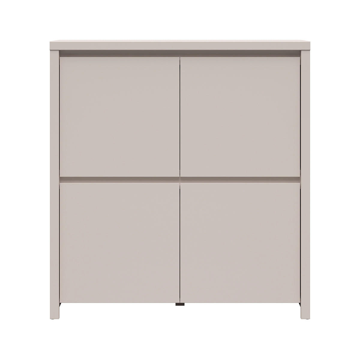 KOMODA Soren Kašmir - bež, leseni material (105/112.5/40.5cm) - Petits-meubles