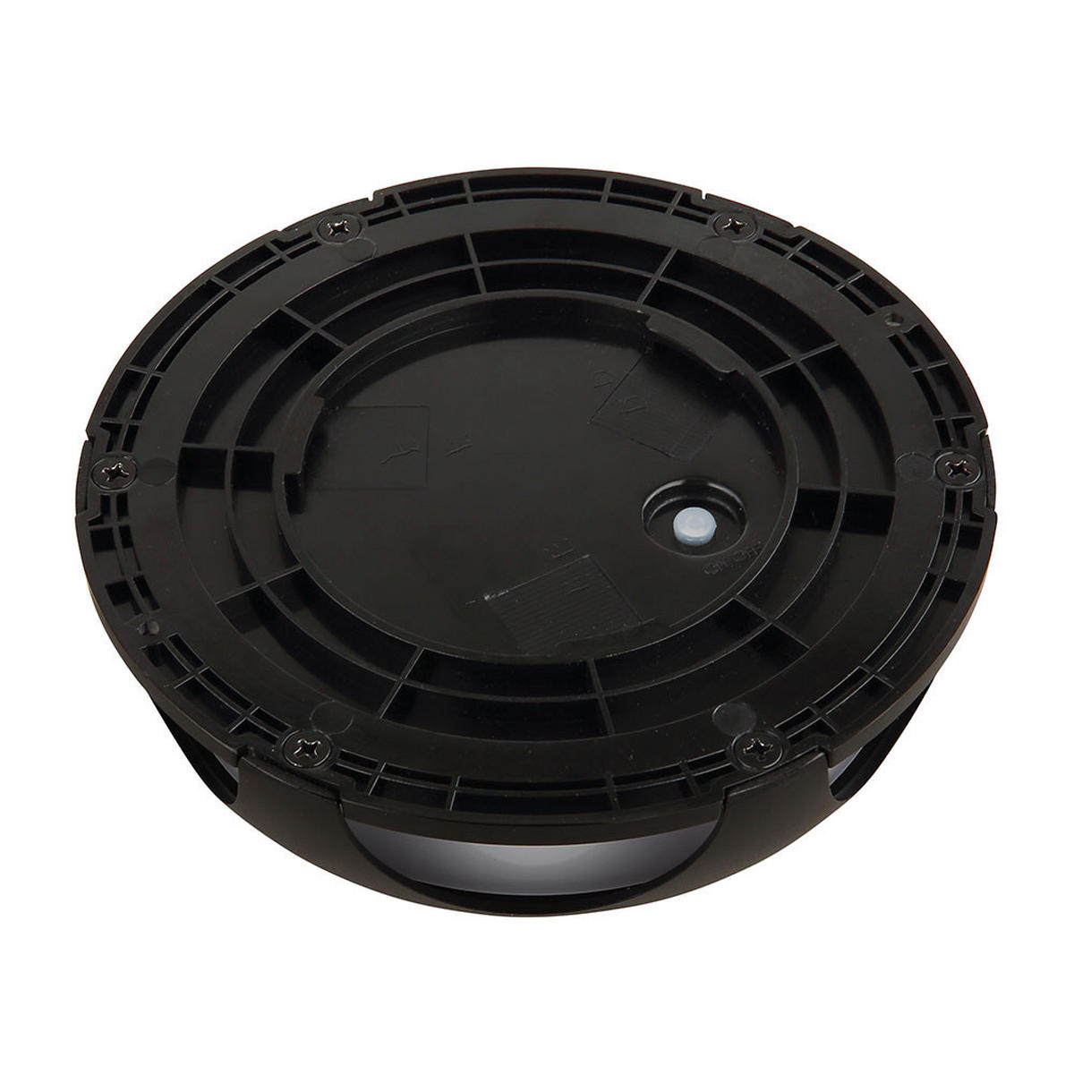 LED AUSSENLEUCHTE Kunststoff Schwarz - Schwarz, Metall (14/14/3.6cm) - Globo Lighting