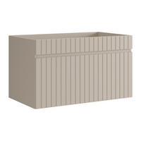 WASCHBECKENUNTERSCHRANK - 80cm x 46cm - MDF - beige - SATARA - Beige, Holz (80/46/46cm) - Vente-Unique