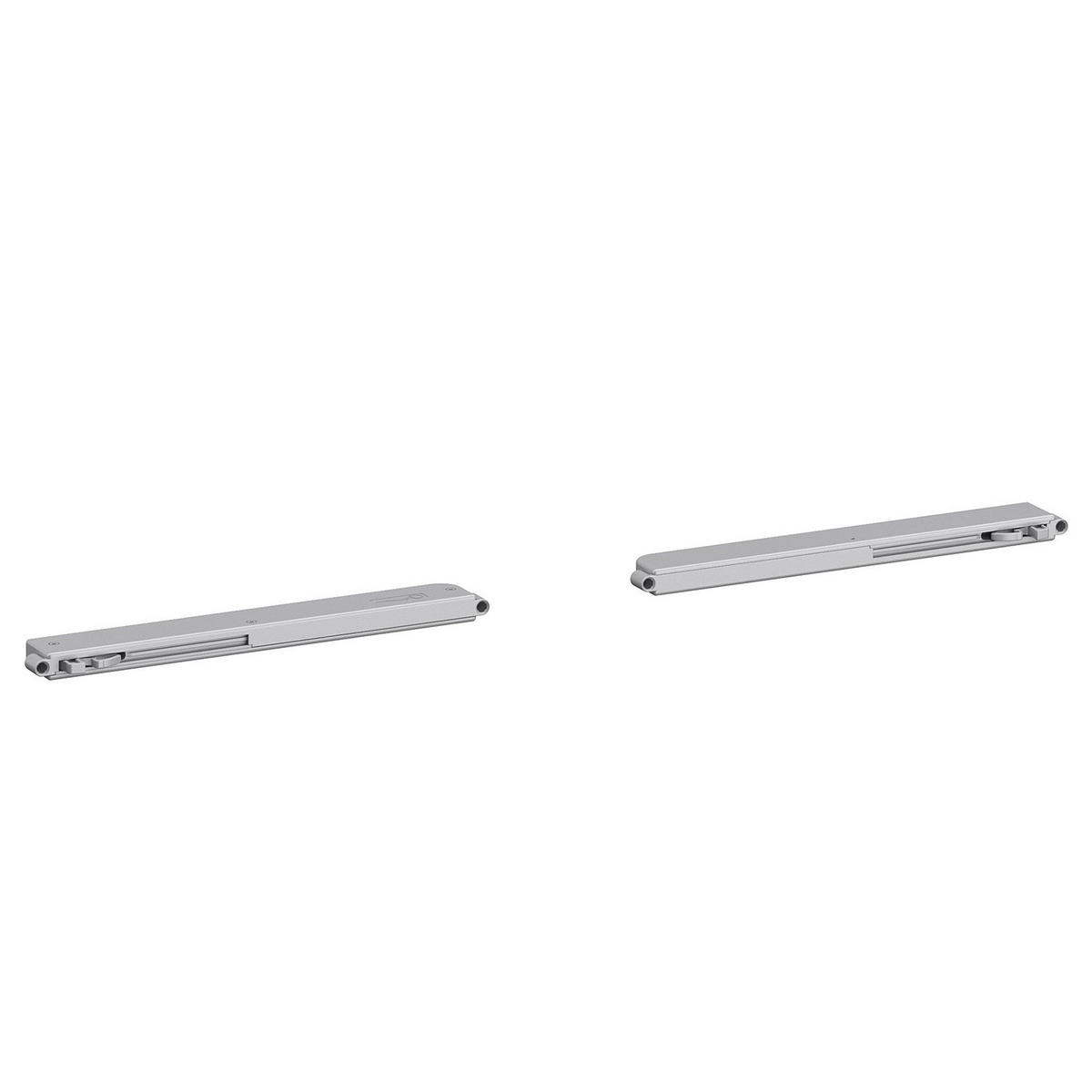 SCHWEBETÜRDÄMPFER - 2er-Set - Aussentürdämpfer - Silberfarben, Metall (61/1.5/5cm) - home24