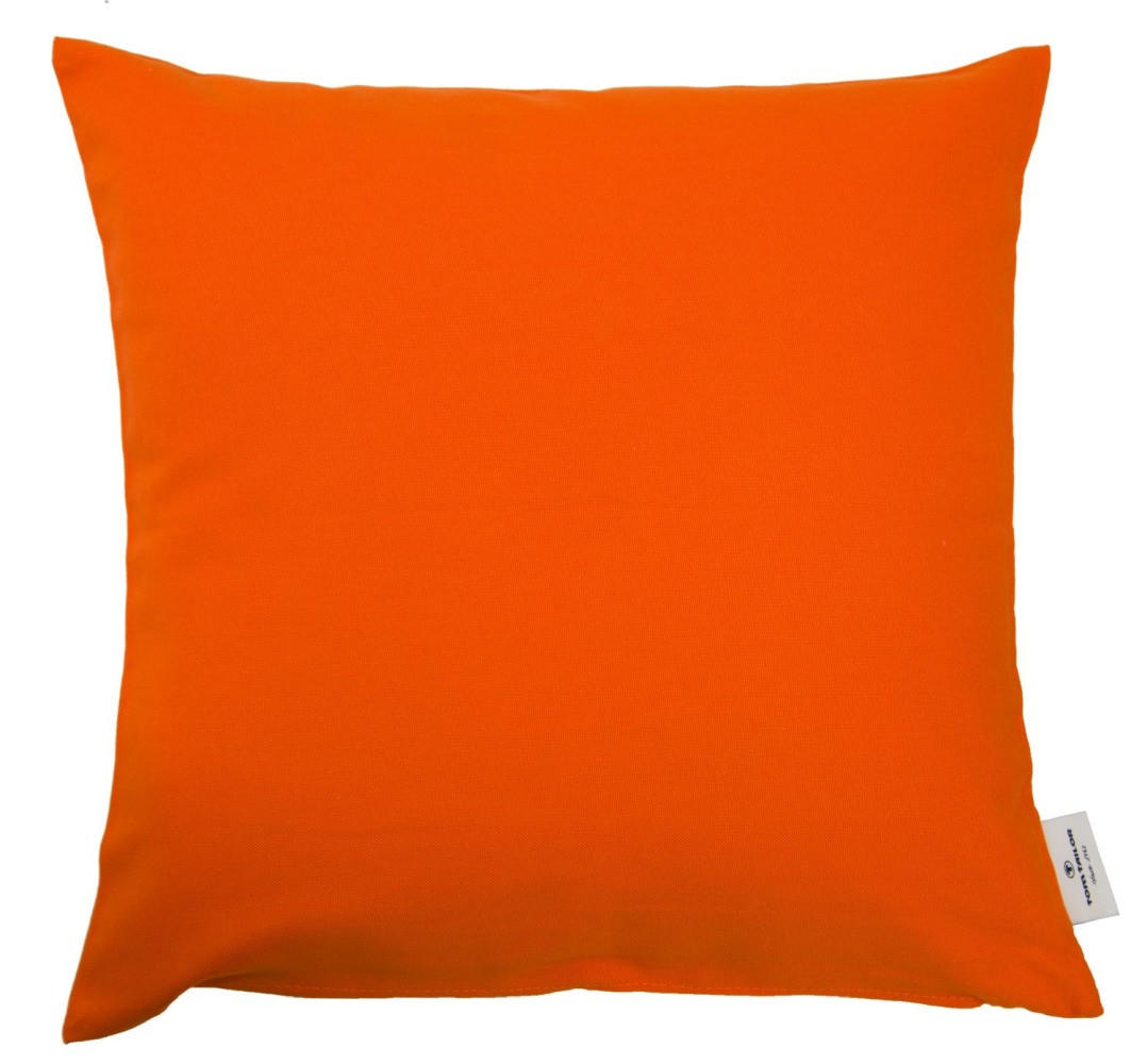 ZIERKISSENHÜLLE Dove orange 40x40cm - Orange, Textil (40/40cm) - Tom Tailor