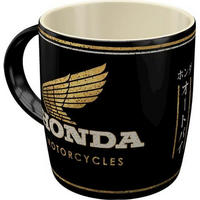 KAFFEETASSE 330 ml Honda MC Motorcycles Gold - Multicolor, Metall (0.33L) - Nostalgic-Art