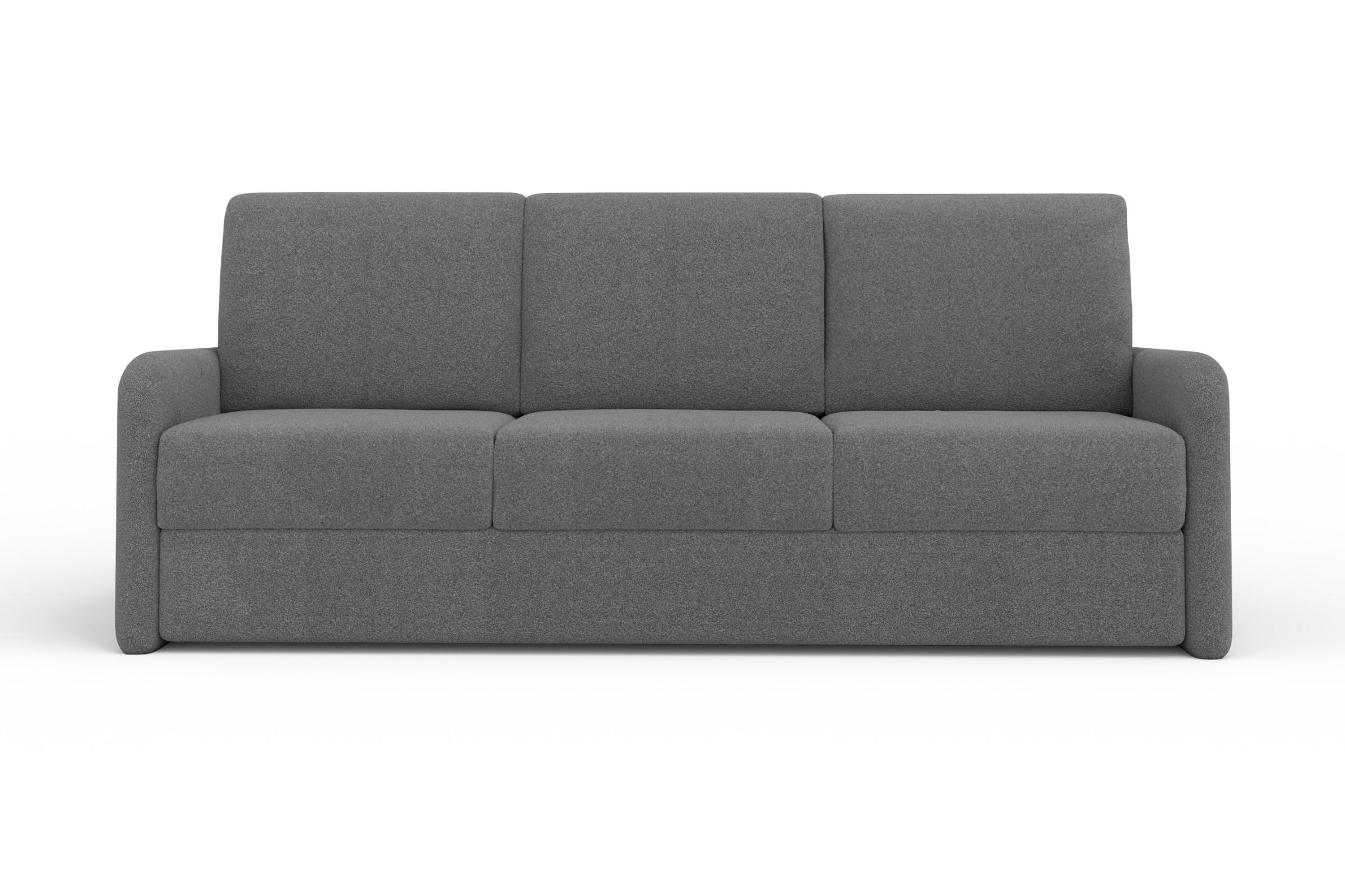 Deine Möbel 24 3-Sitzer Grau 215x90x92 cm