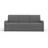 3-SITZER SOFA BIANCO 215 cm breit in Boucle Grau - Grau, Holzwerkstoff/Textil (215/90/92cm) - Deine Möbel 24