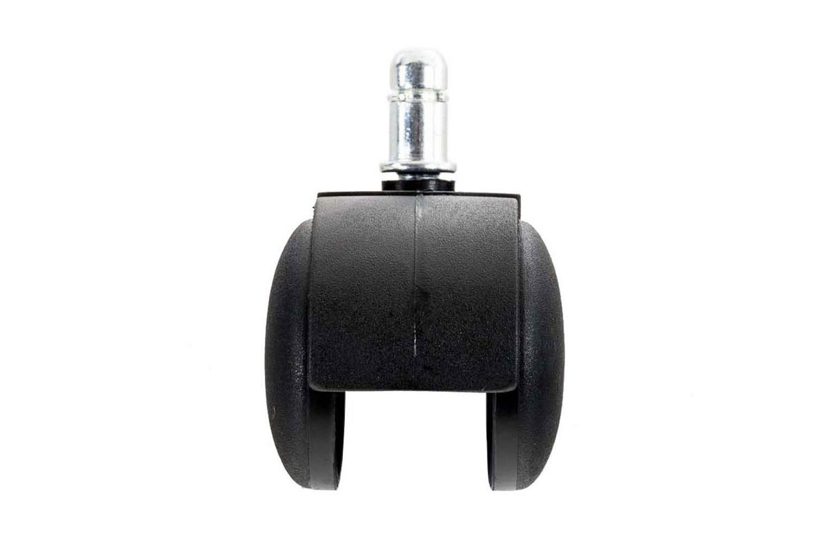 LENKROLLEN Kunststoff schwarz - Schwarz, Kunststoff (5/9/5cm) - CLP