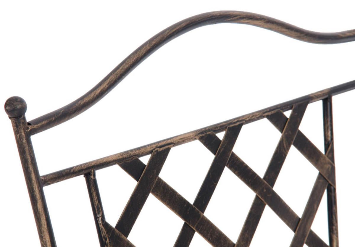 STÜHLE Athan - 2er Set bronze - Braun, Metall (56/93/51cm) - TPFGarden