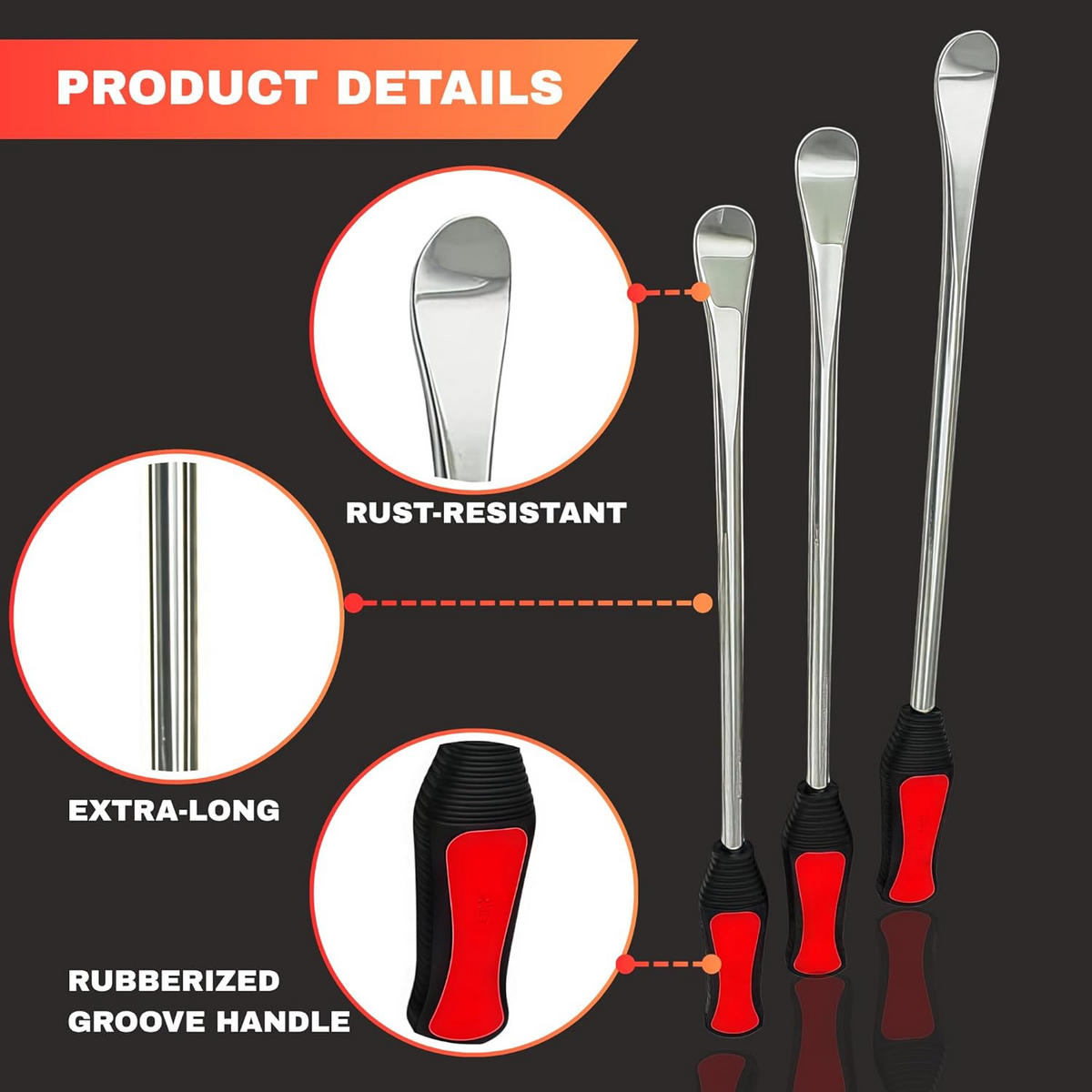 WERKZEUGSET – 15-Zoll-Reifenmontagewerkzeug – 25-teiliges Set - Multicolor, Metall (38/3/1cm) - DCA