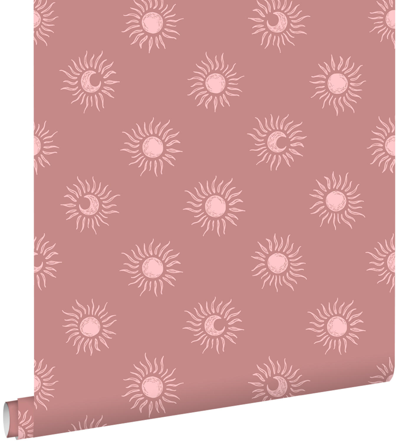 TAPETE Sonnchen 50 x 900 cm - Pink, Papier (50/900cm) - ESTAhome