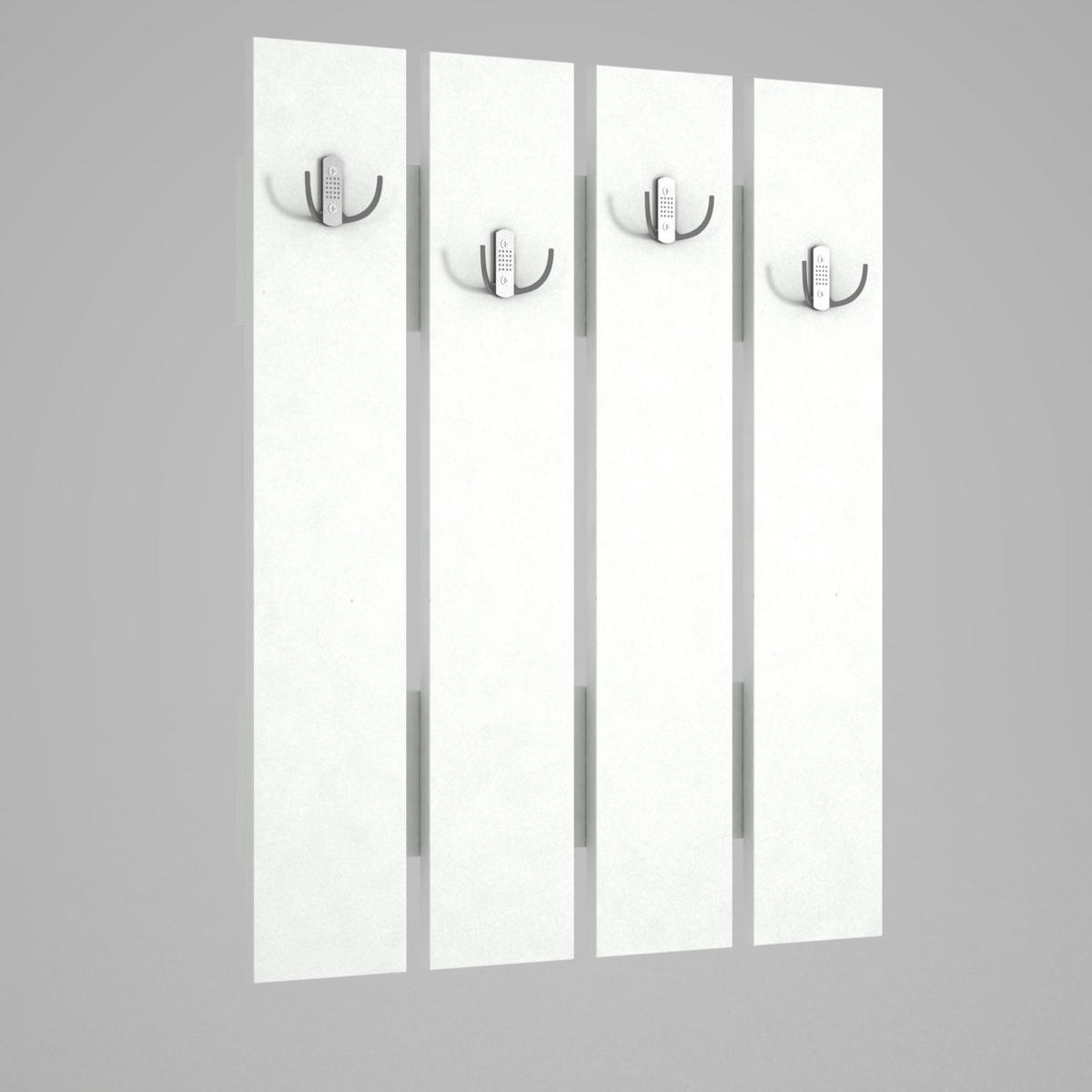 GARDEROBE Anita Weiß - Weiß, Holzwerkstoff (64.7/80/3.6cm) - moebel17