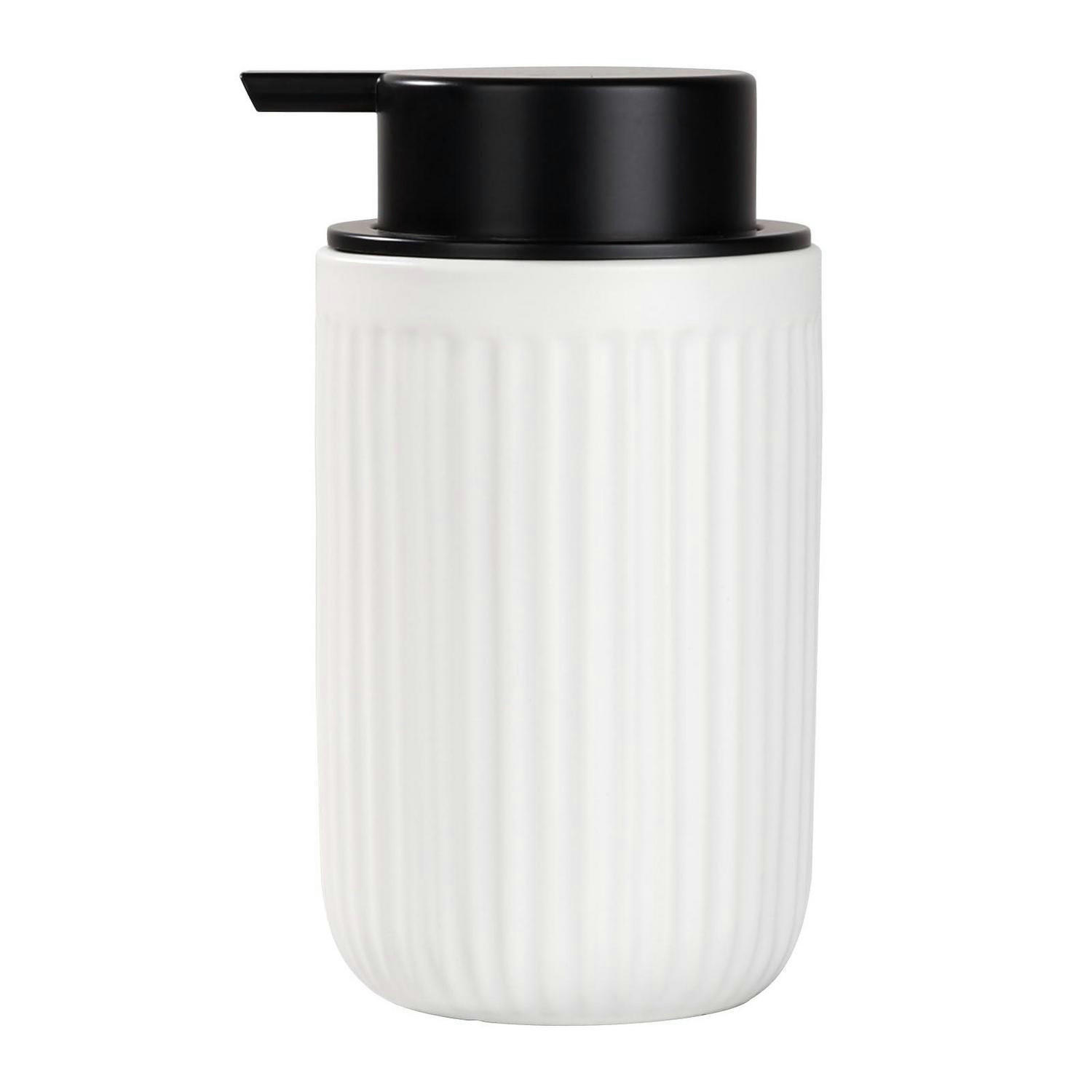 SEIFENSPENDER Keramik Weiß 350ml - Weiß, Keramik (8/14/8cm)