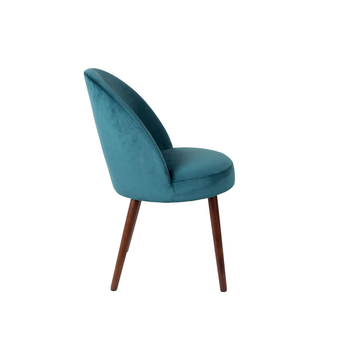 ESSZIMMERSTUHL Barbara Blau - 2 er Set - Blau, Textil (51/85.5/59cm) - Dutchbone