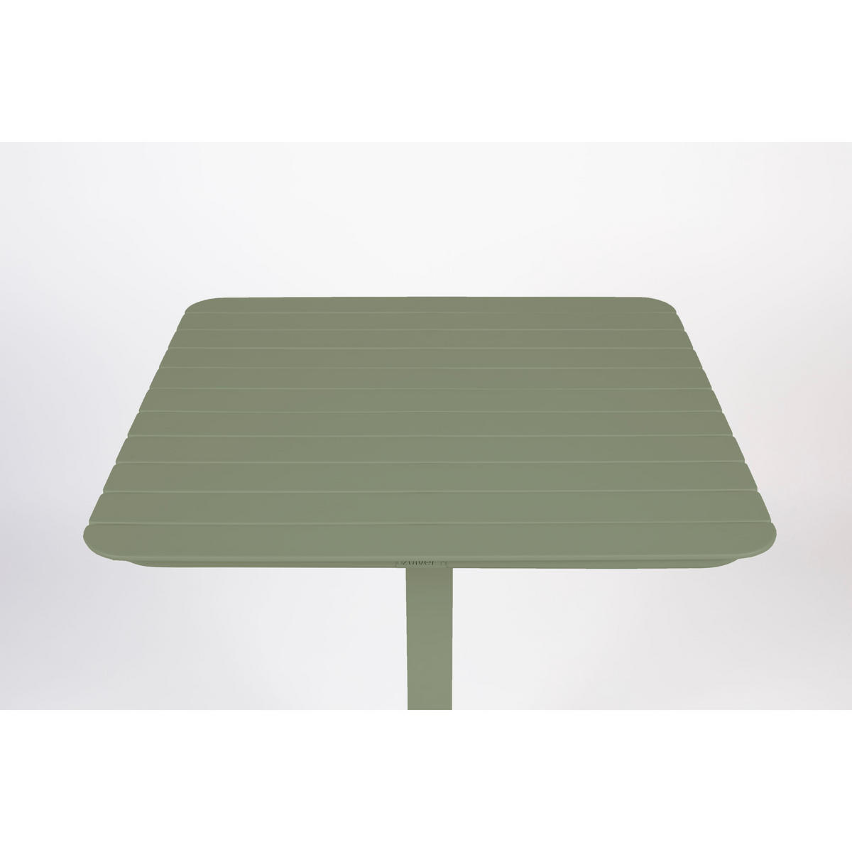 BISTROTISCH Vondel Garten 71x71 cm Grün - Grün, Metall (71/71/75cm) - Zuiver