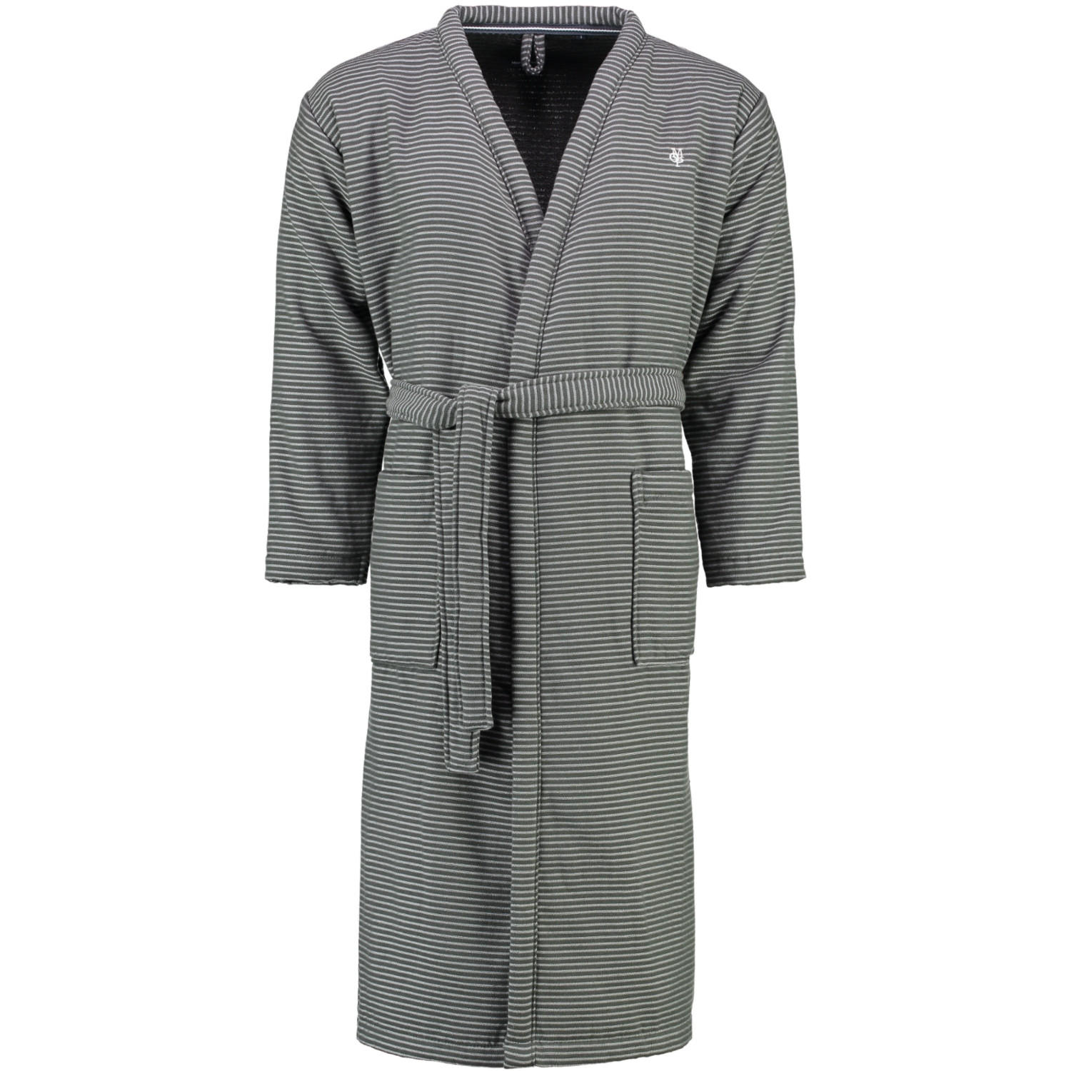 BADEMANTEL UNISEX KIMONO JAIK ANTHRACITE - Grau, Textil (Snull) - Marc O'Polo