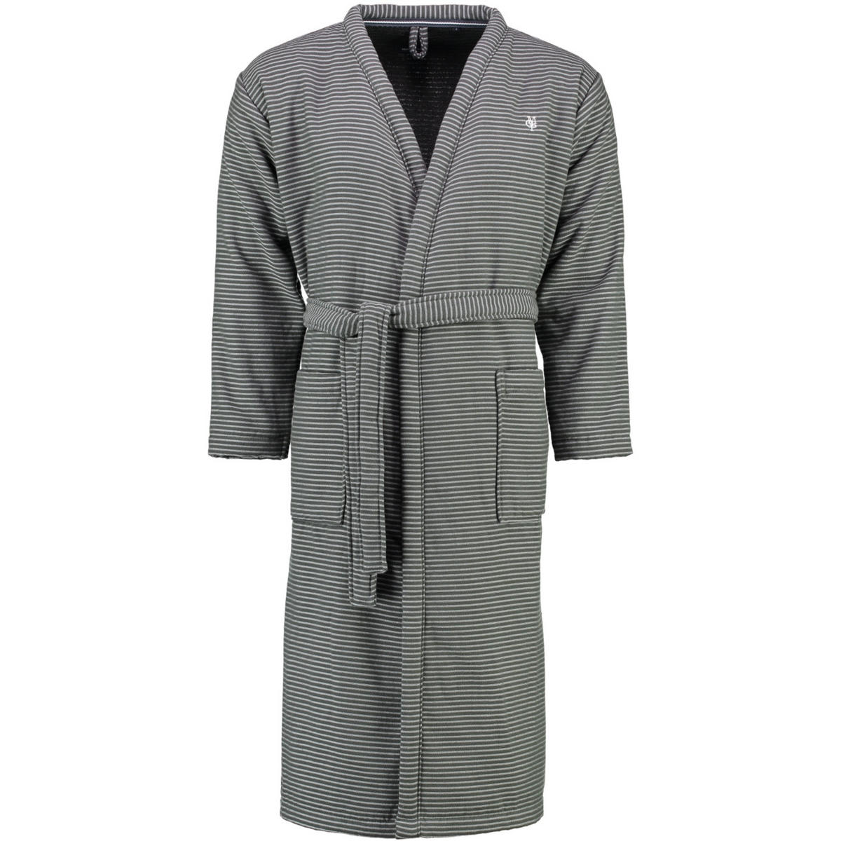 BADEMANTEL UNISEX KIMONO JAIK ANTHRACITE - Grau, Textil (Snull) - Marc O'Polo