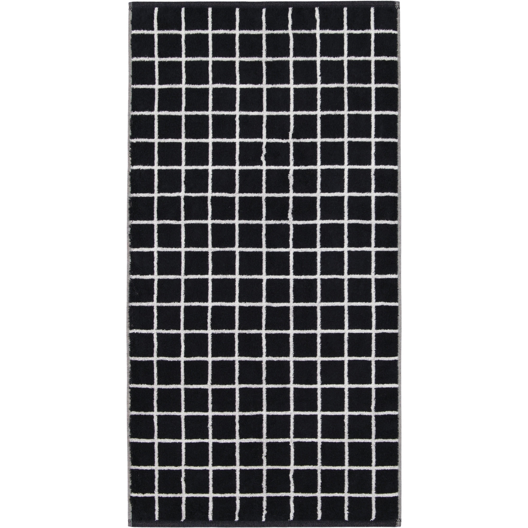 HANDTÜCHER ZOOM KARO 123 SCHWARZ - 97 - Schwarz, Textil (30/30cm) - Cawoe