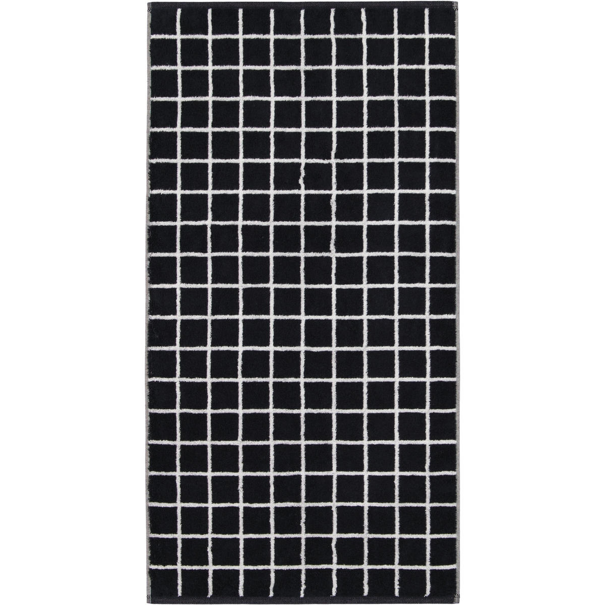 HANDTÜCHER ZOOM KARO 123 SCHWARZ - 97 - Schwarz, Textil (30/30cm) - Cawoe