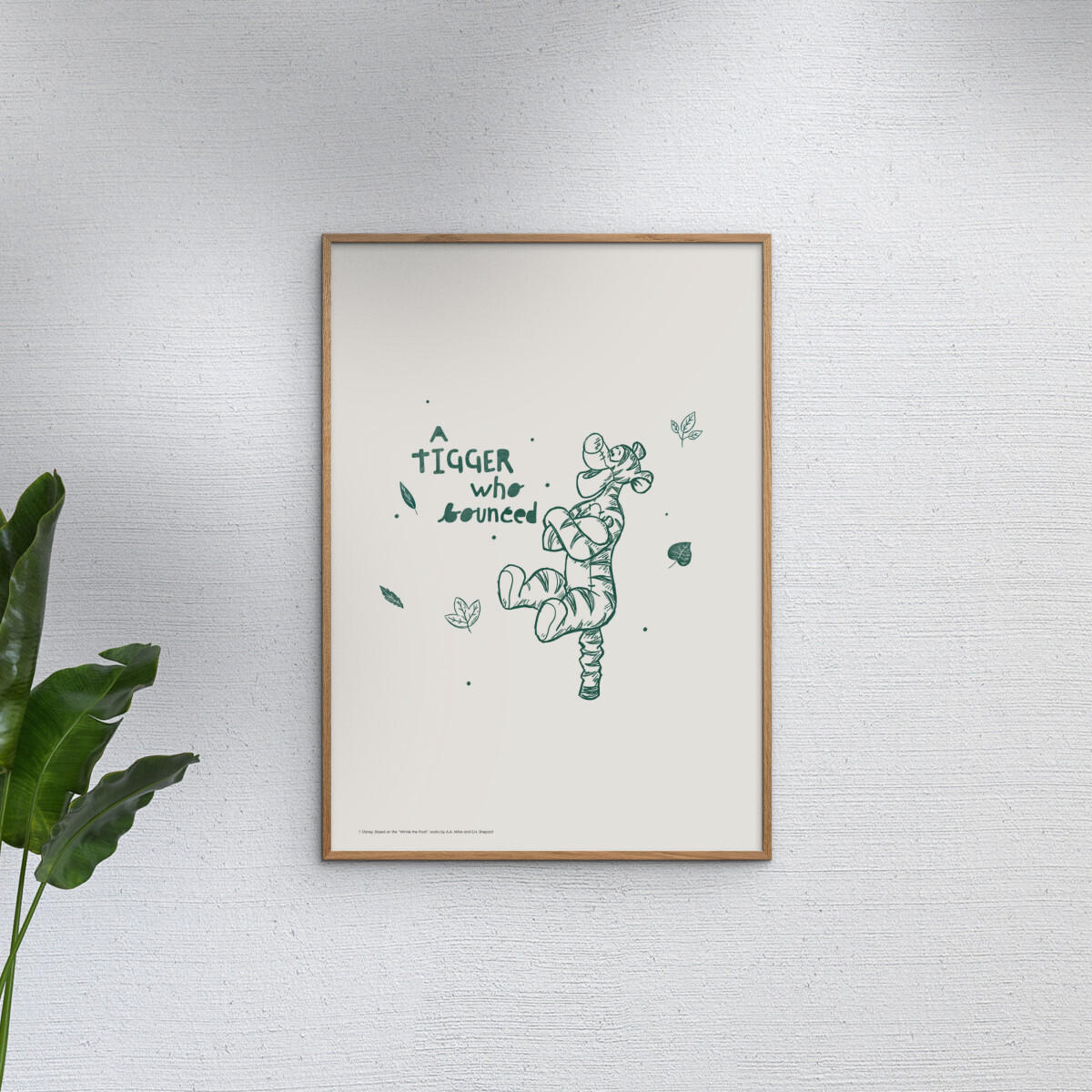 POSTER Disney's Tigger Joyful Bounce - Beige, Papier (50/70/0.1cm) - Poster&Frame