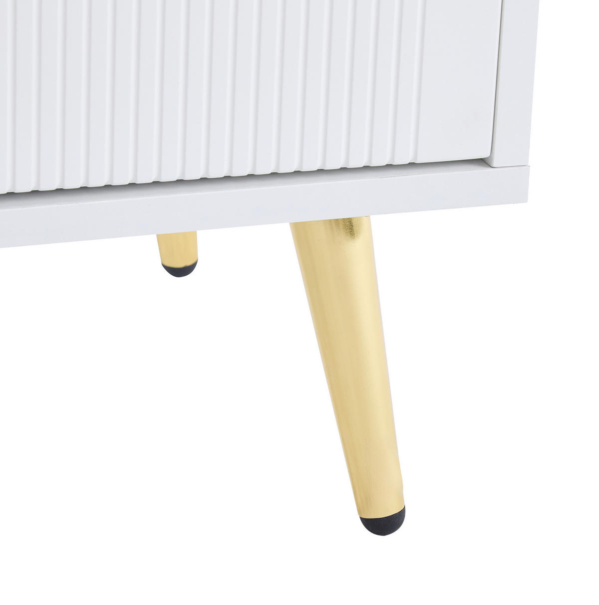 SCHUHSCHRANK 130/100/37 cm Weiß aus Spanplatte mit 2 Schubladen und 4 Türen - Weiß, Holzwerkstoff (130/100/37cm) - OKMYHOME