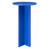 HOCHTISCH rund 60 cm Preußischblau CHINCHIN - Blau, Holzwerkstoff (60/105/60cm) - RNT By Really Nice Things