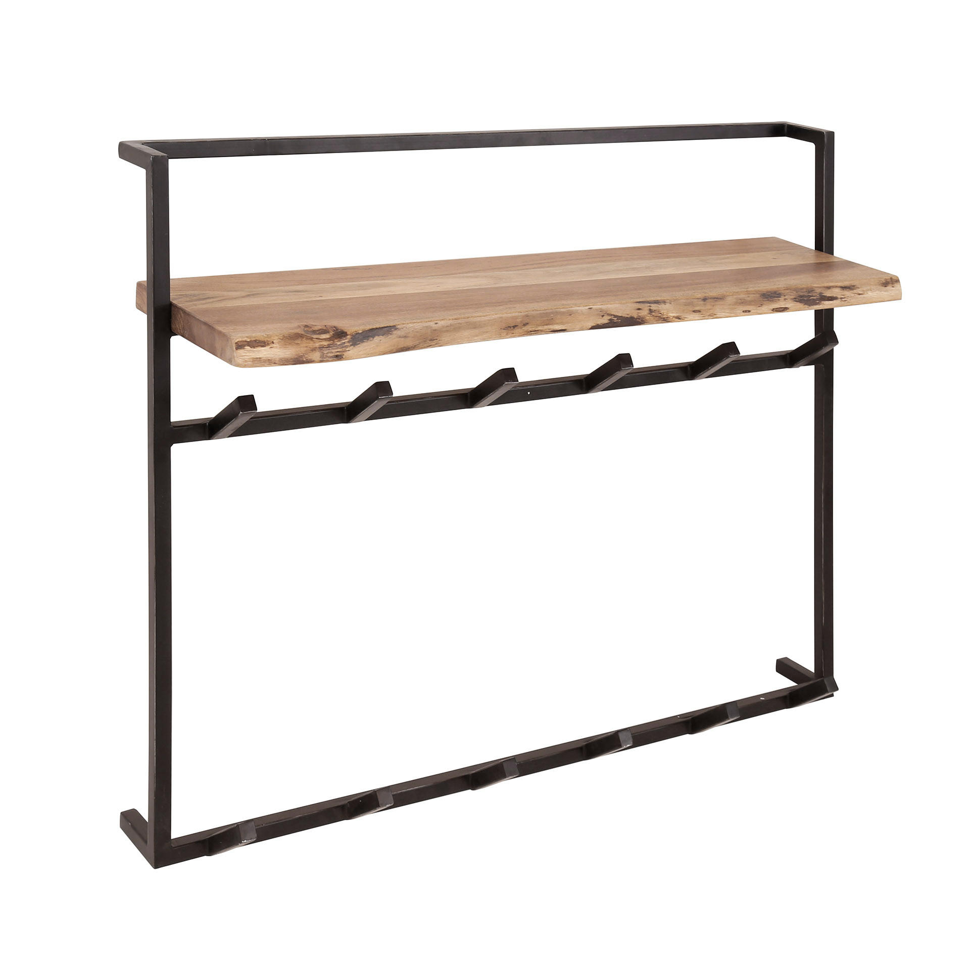 WANDGARDEROBE Air Solid Braun 100/30/80 cm - Braun, Holz (30/80/100cm) - Hoyz Collection