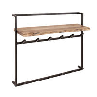 WANDGARDEROBE Air Solid Braun 100/30/80 cm - Braun, Holz (30/80/100cm) - Hoyz Collection