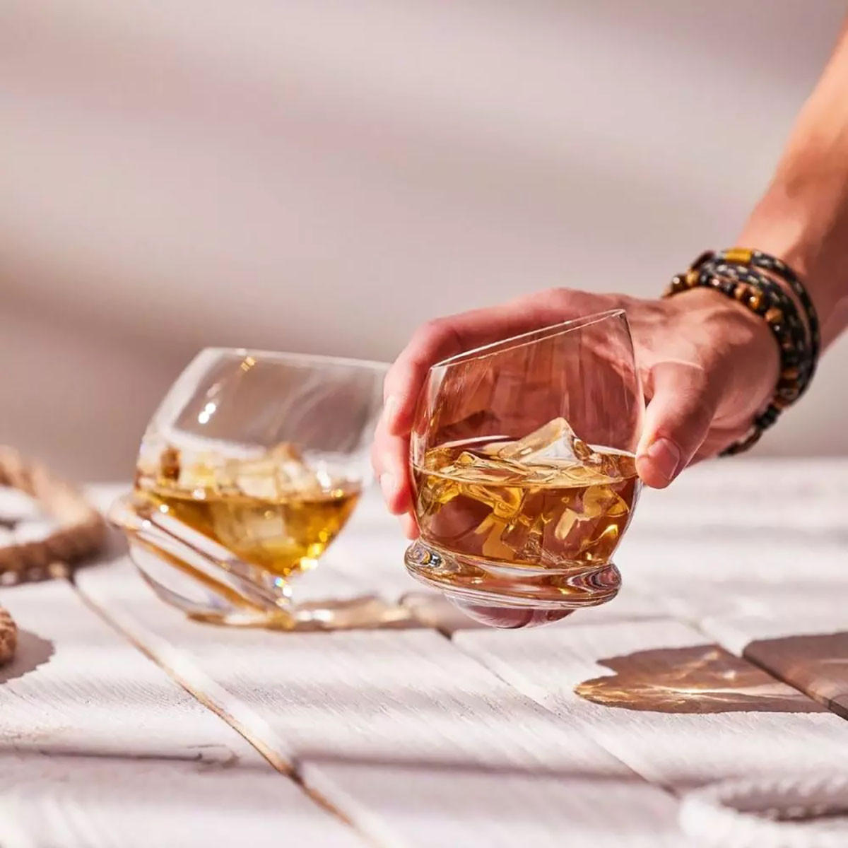 WHISKYGLÄSER Roly-Poly, 6er-Set, 200 ml, Handgemacht - Transparent, Glas (0.2L) - Krosno Glass