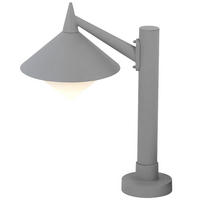 LED STEHLEUCHTE MANHATTAN Grau ALU - Grau, Kunststoff/Metall (26/58/40cm)