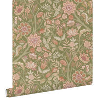 TAPETE Blumenmuster 50 x 900 cm - Pink, Papier (50/900cm) - ESTAhome