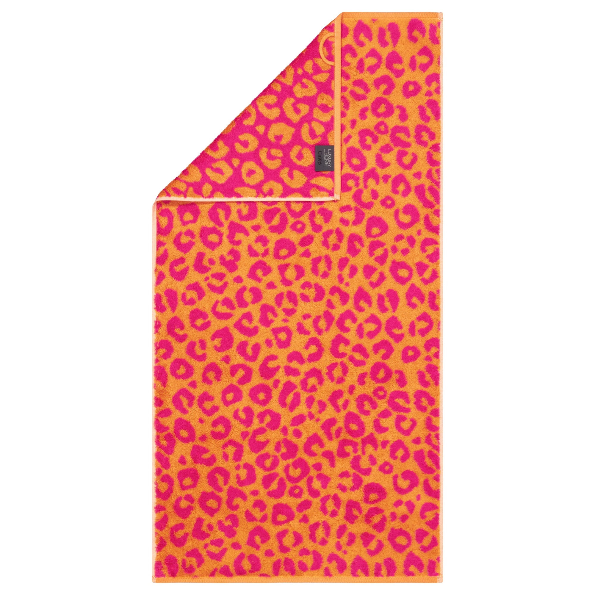 HANDTUCH TWO-TONE LEO 540 PINK - 23 - Rosa, Textil (50/100cm) - Cawoe