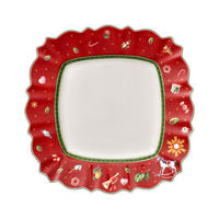 SPEISETELLER Toy's Delight rot 28 x 28 cm - Rot, Keramik (28cm) - Villeroy & Boch