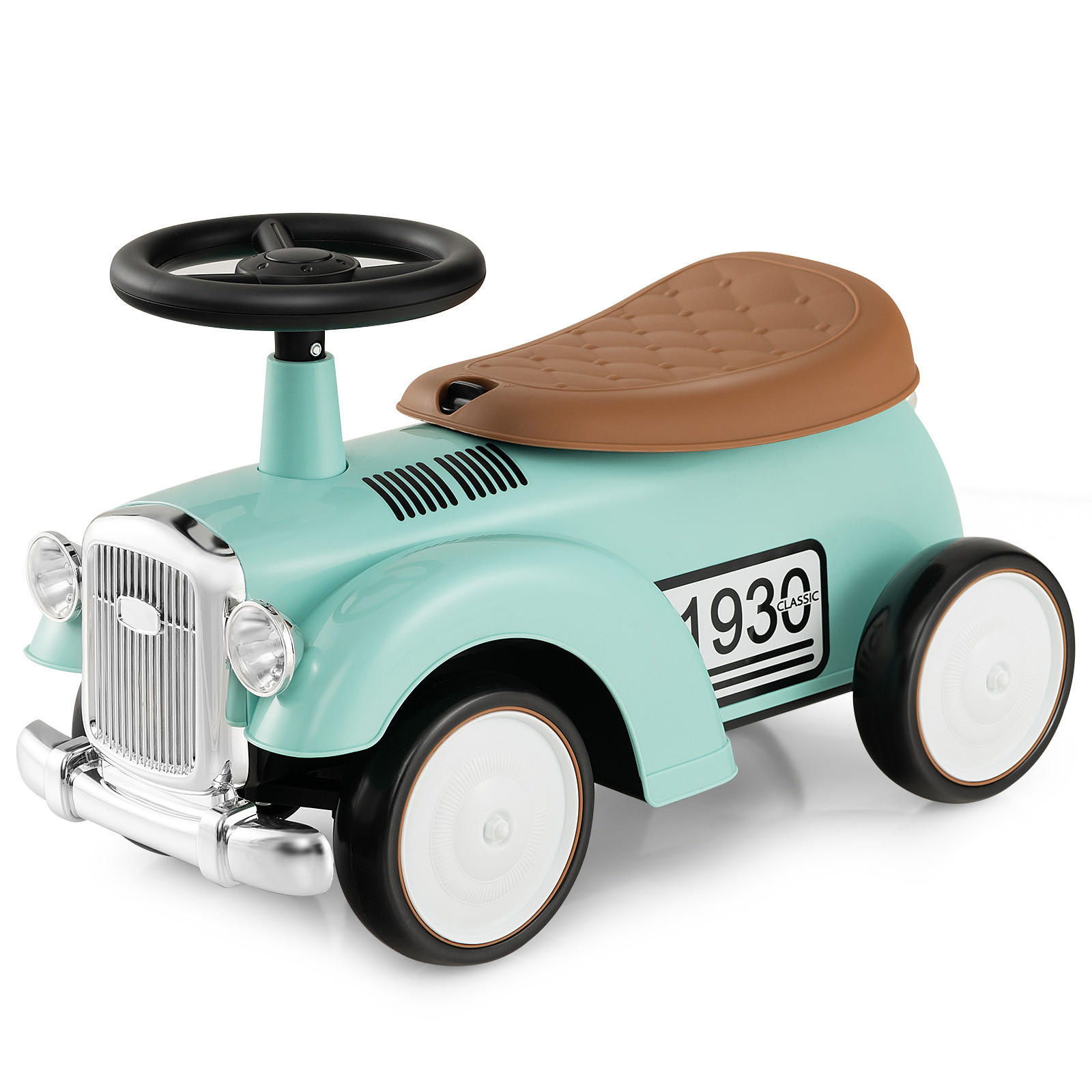 KINDERAUTO Grün - Grün, Kunststoff (27/34/58cm) - COSTWAY