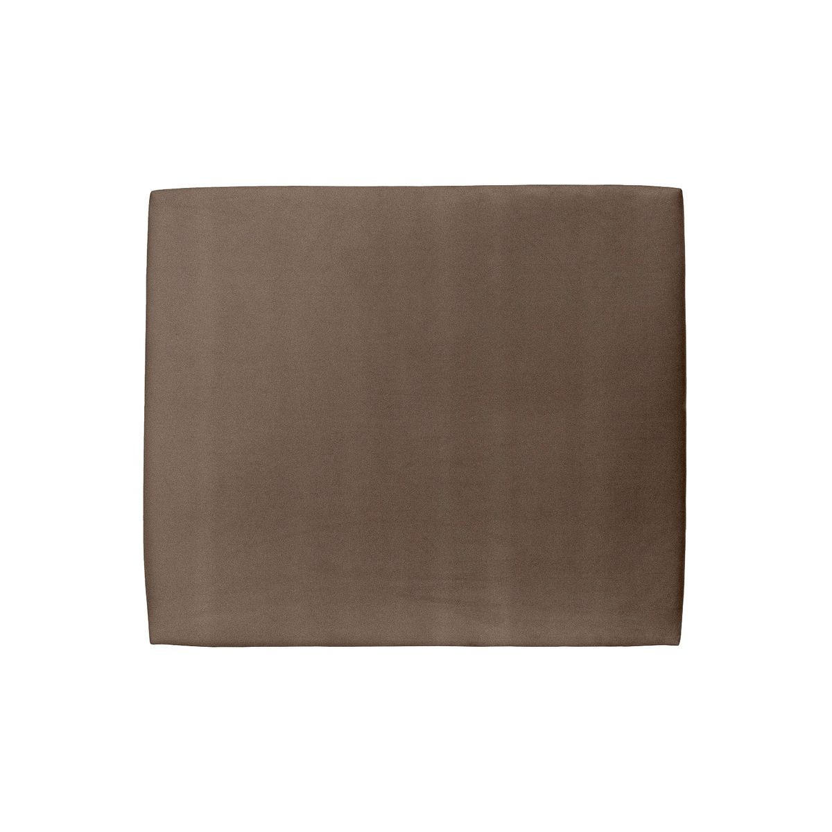 KOPFTEIL gepolstertes – taupefarbener Samtstoff - 180 cm - Taupe/Beige, Karton/Holz (180/120/10cm) - Sommeil de Plomb