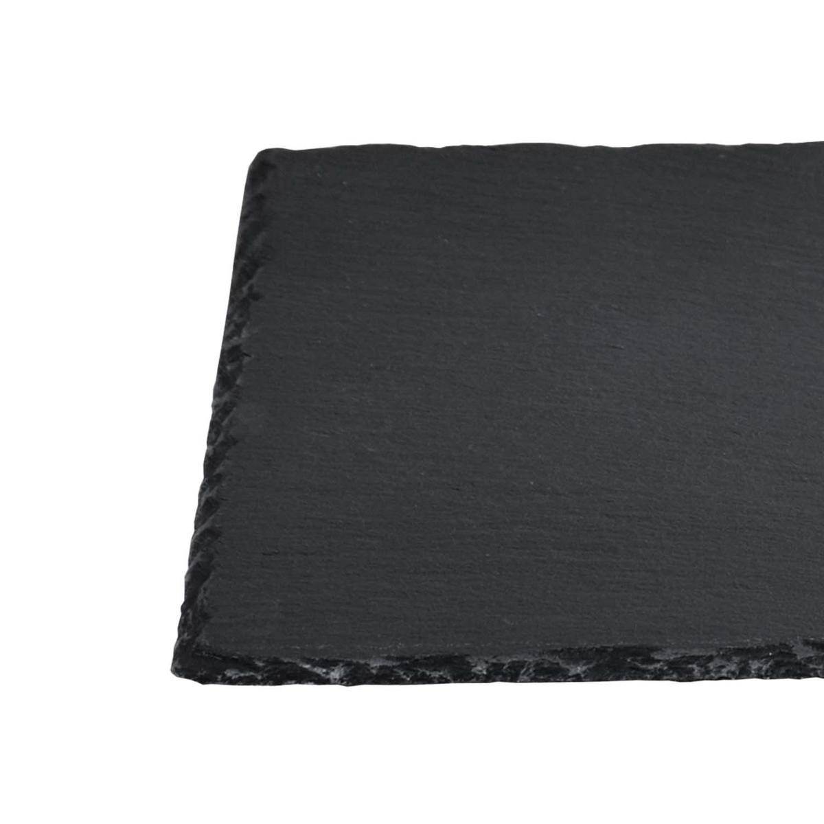BUFFETPLATTE aus Schiefer 5 Stück - 30 x 20 cm - Schwarz, Stein (30/0.6/20cm) - Kesper