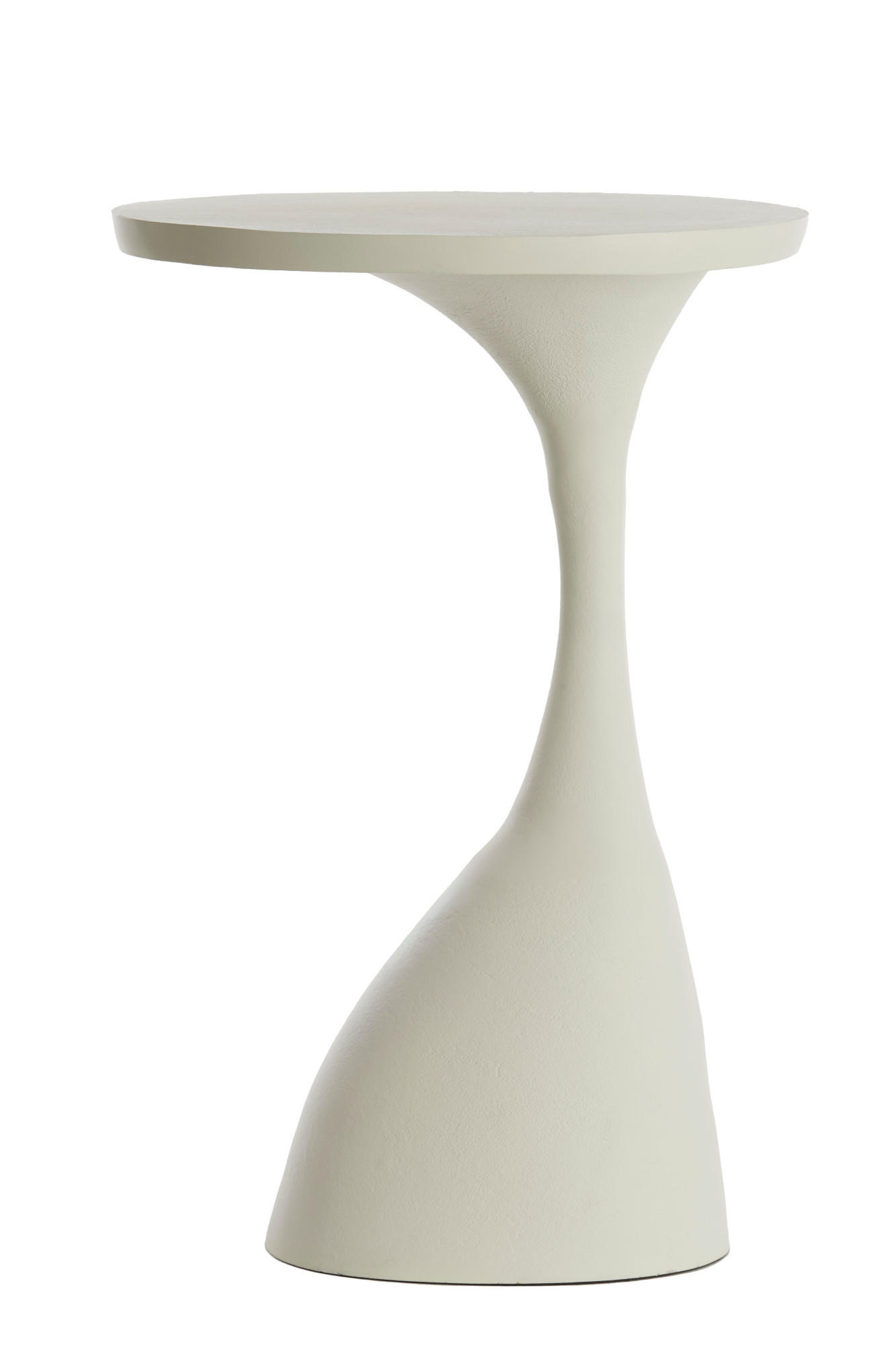 BEISTELLTISCH Macau Weiß 40/33/55 cm - Weiß, Metall (40/33/55cm) - Light & Living