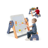 KINDERTISCH Mehrfarbig - Multicolor, Kunststoff (58/55/84cm) - COSTWAY
