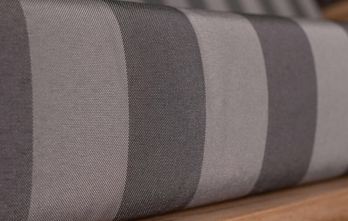 STRANDKORB XL Schillig Bullauge - Braun/Grau, Metall (142/170/95cm) - Mr. Deko