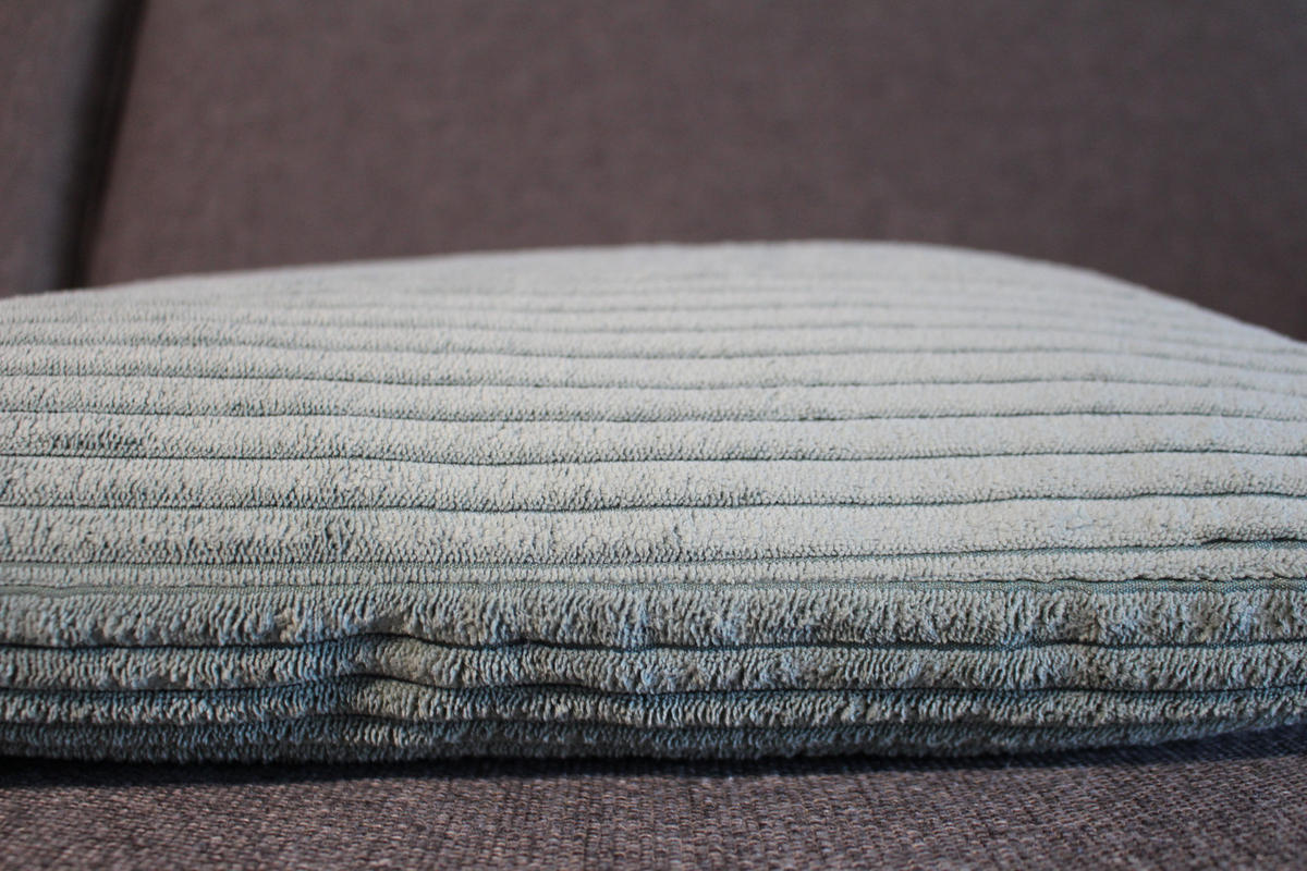 KISSENHÜLLE Shara Cord Look salbei - Salbeigrün, Textil (45/45cm) - Magma Heimtexx