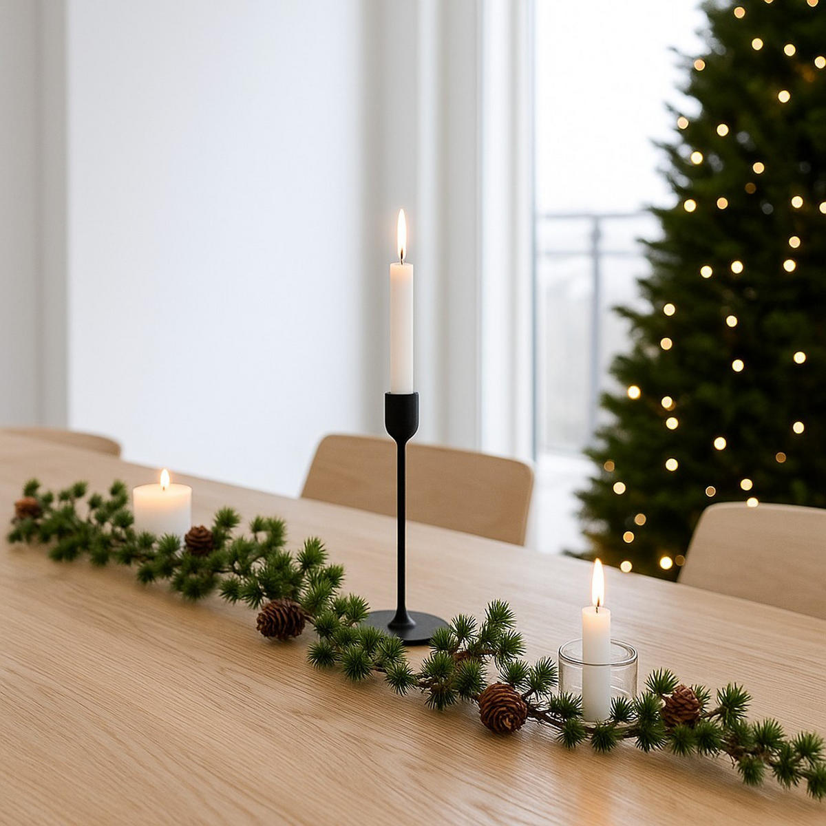 TANNENGIRLANDE Weihnachten 180 cm - Grün, Kunststoff (180cm) - Home Styling Collection