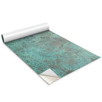 MÖBLAUFKLEBER 100x50 cm grün - Smaragdgrün, Kunststoff (100/50/0.1cm) - Wallfluent