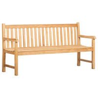 BANK Kuala braun 3-Sitzer aus massivem Teakholz - Braun, Holz (46/51/82cm) - Concept Usine