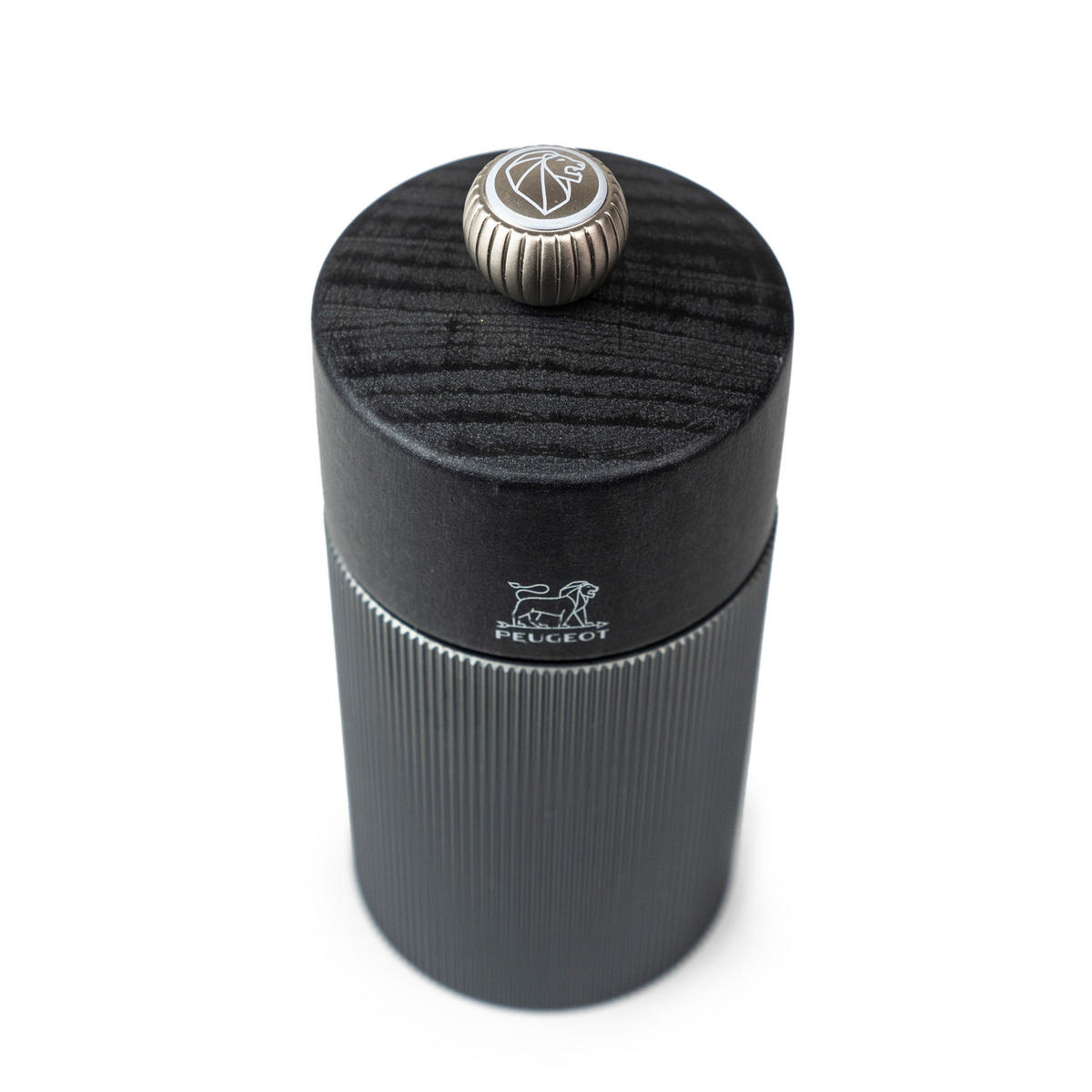 SALZMÜHLE Line 12cm Aluminium Graphit Stahlmahlwerk - Grau, Metall (5.2/12/5.2cm) - PEUGEOT