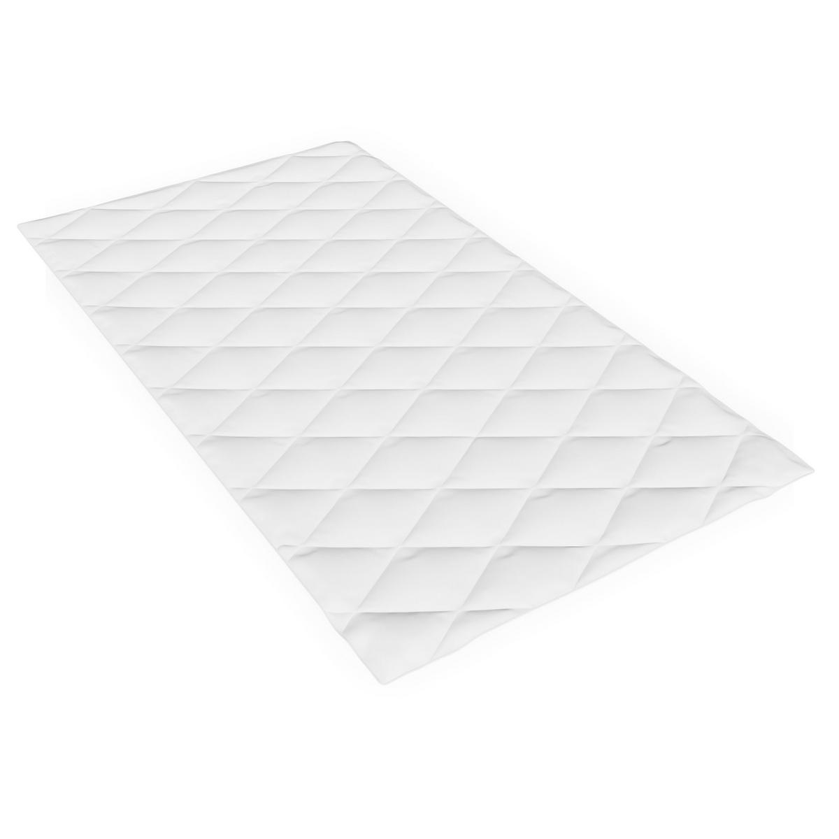 MATRATZENAUFLAGE für ruhigen Schlaf auf harter Matratze 180 x 200 cm - Weiß, Textil (180/200cm) - Schlaftroll