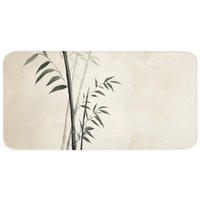 WC PŘEDLOŽKA Japandi - Bambus - béžová 120x60 cm - ecru, textil/plast (120/1cm) - OnlyWow