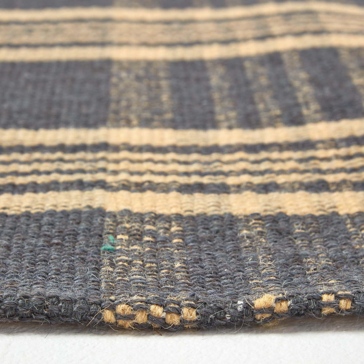 HANDWEBTEPPICH Douglas kariert 150/240 cm - Grau, Textil (150/240cm) - Homescapes
