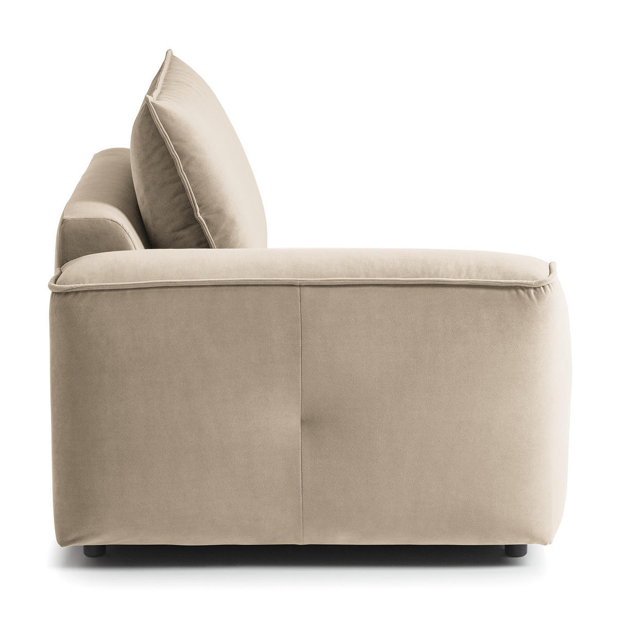 MODULSESSEL - Beige, Holz/Textil (104/82/99cm) - home24